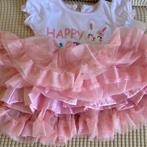 Baby Girl Happy Easter Dress - Picture 4 of 4
